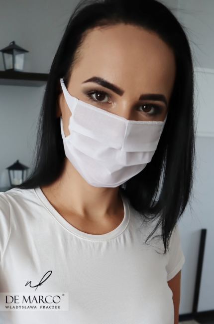 Ochrona twarzy i nosa - maseczka zapewniająca komfort noszenia, De Marco online
