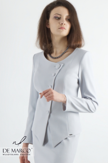 A unique costume for baptisms Hilaria, Exclusive women's clothing designed in the studio of Władysława Frączek