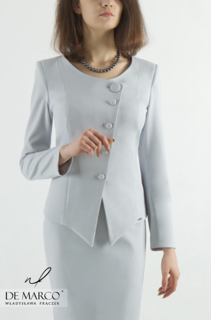 Evening suit for prestigious meetings Hilaria, Store De Marco offers tailor-made sewing online