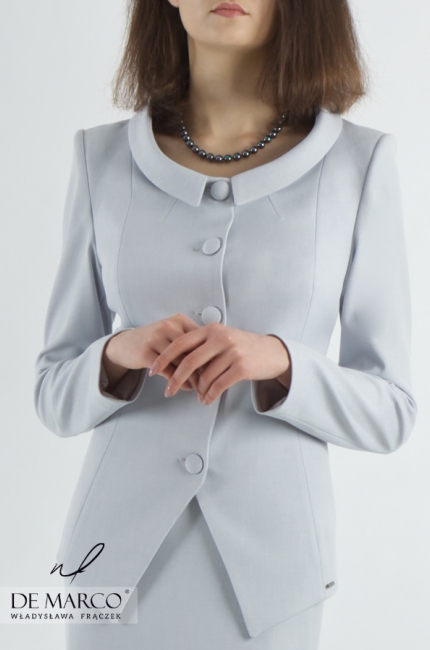 Diplomatic women's costume for elegant women Heladia, Tailor-made sewing for all of Poland