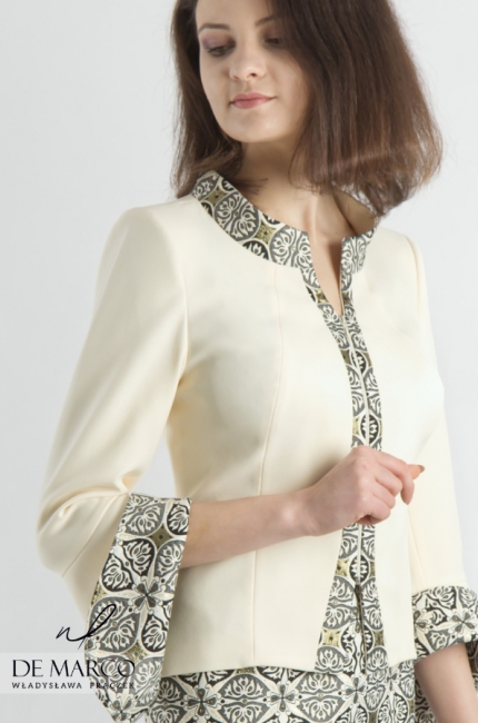 Beautiful costume for a son / daughter's wedding Kaliksta, perfect for the church and the blessing, Wedding clothing from De Marco