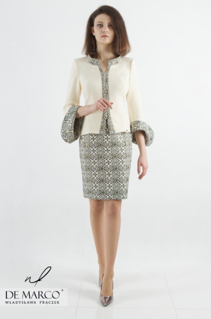 Cocktail suit for mom's wedding Kaliksta, Stay at home - buy online