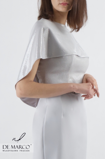 Ołówkowa sukienka z cięciami profiluje kobiecą sylwetkę Galatea, Moda 2020/2021