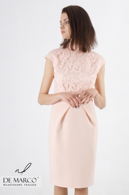 Luksusowa sukienka na komunię własnego dziecka Britta, Różowe sukienki 2020