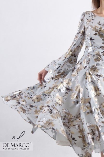 Urocza sukienka na bal charytatywny Gaudium II, Najpiękniejsza kreacja od projektantki mody z Wadowic