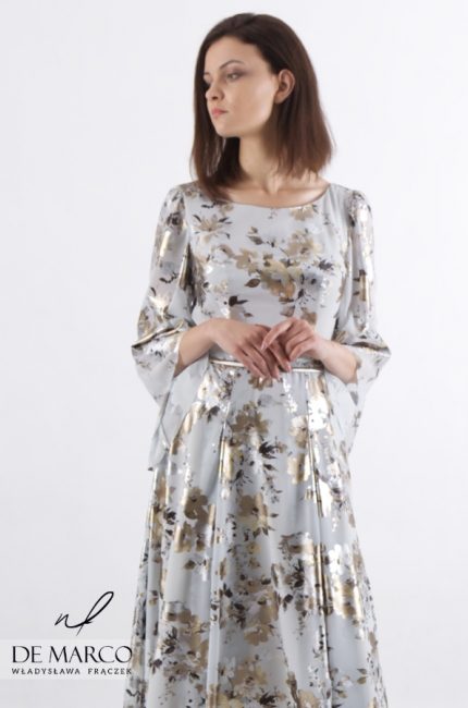 Luksusowa suknia - zwiewna, delikatna, finezyjna Gaudium II, De Marco - sklep online