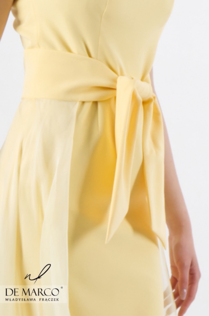 Wykwintna sukienka o fasonie ołówkowym Mirona, Eleganckie sukienki dla puszystych kobiet