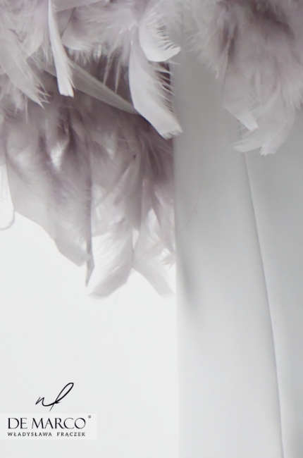 Urzekająco piękna sukienka wieczorowa szyta na miarę w atelier W. Frączek Lena, Sklep online