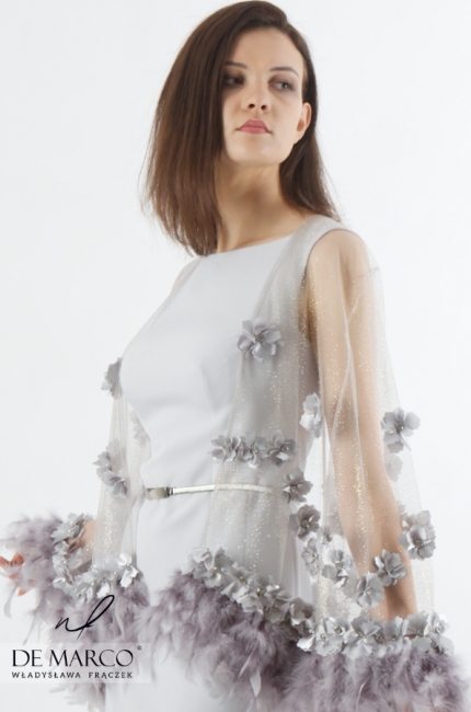 Elegancka sukienka szyta na miarę w pracowni artystycznej w De Marco Lena, Ekskluzywna odzież damska