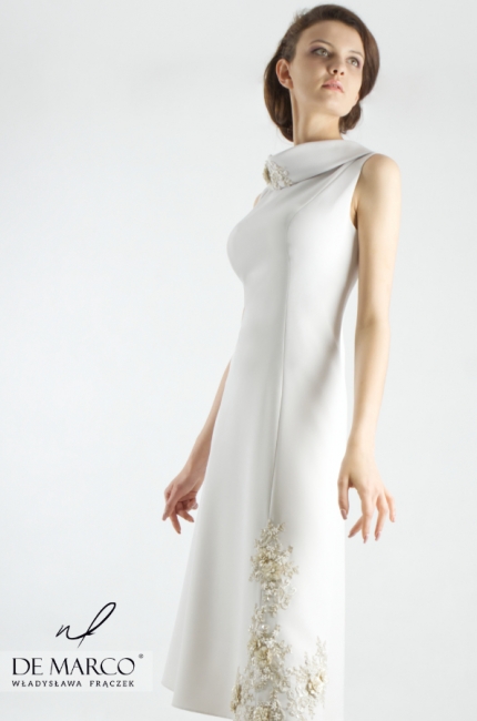 Polskie sukienki na wesele od projektantki ekskluzywnej odzieży damskiej De Marco