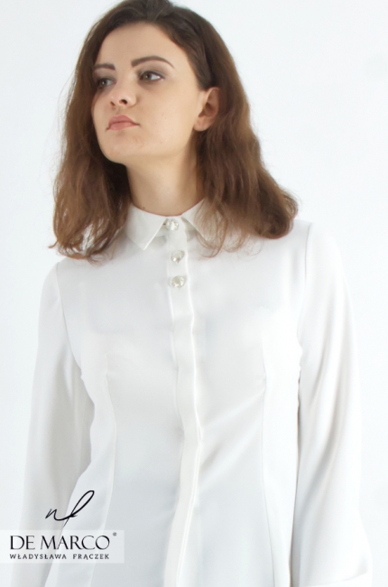 Women's formal shirt from the Polish designer Władysława Frączek