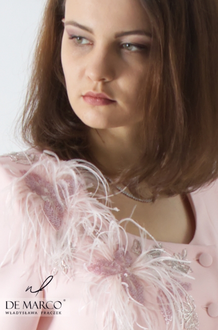 Hand decorated ladies' bespoke suits by Władysława Frączek