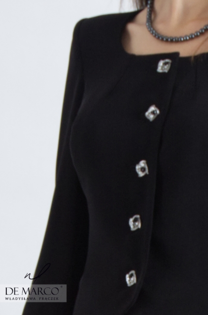 Women's formal set. Short jacket with maxi skirt