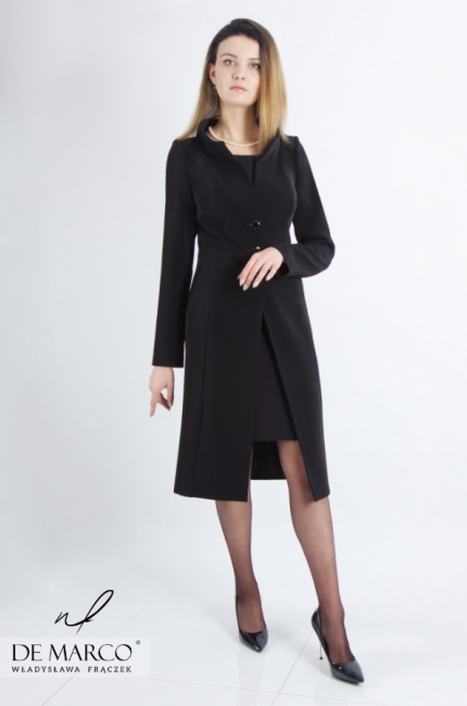 Elegant women's black formal set from Ginette