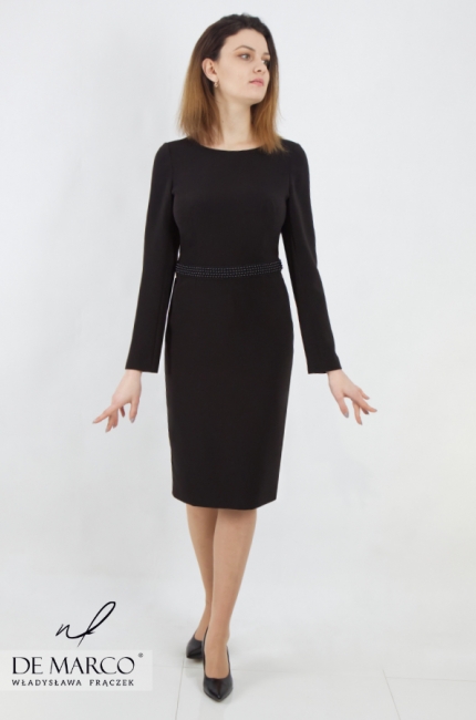 Made in Poland, black formal dress Marion III