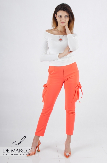 Modern cargo-style women's summer pants