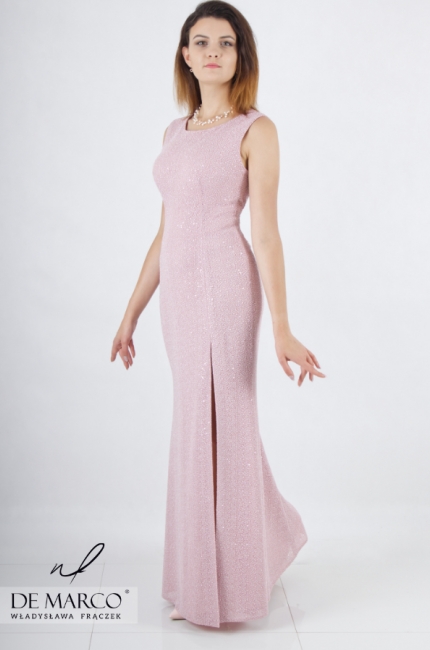 Exclusive long evening dress from the designer. De Marco online store