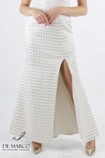 Fashionable jacquard formal outfits. The most fashionable jacquard creations from the designer