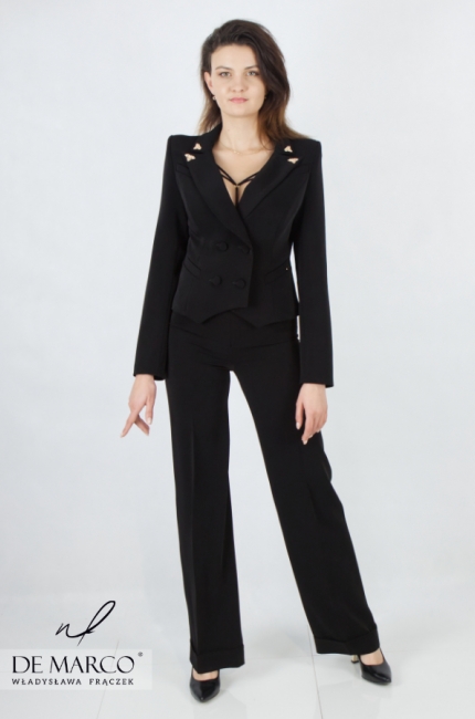 Luxurious women's suits. The most fashionable women's suits from the designer