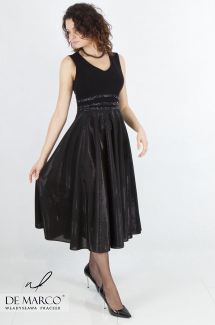 Zmysłowa sukienka na Sylwestra 2023 Sklep internetowy De Marco Szycie na miarę u projektanta