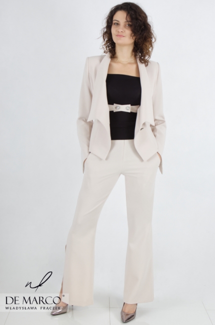 Original women's formal trousers from the Polish designer Władysława Frączek