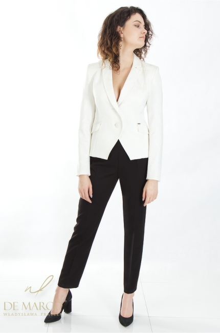 Modern fashionable women's jacket for successful women, businesswomen, managers. De Marco online store