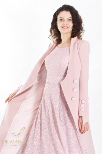 A dress coat sewn in Poland - an outer garment for great outings. DE MARCO online store