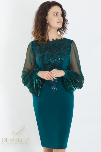 Stylish romantic green wedding dress Mom Wedding Mother-in-law. De Marco online store