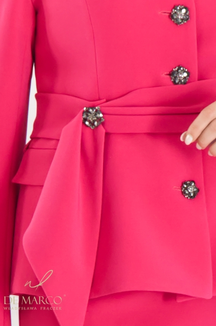 Fashionable magenta formal suits for Mother-in-law's Mother-in-law's Wedding. De Marco online store
