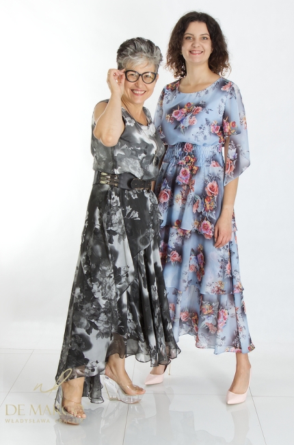 Romantic cocktail dress for the summer. Polish producer De Marco