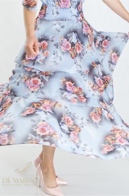 Branded lightweight chiffon dresses perfect for holidays in Dubai Turkey Tunisia Egypt Greece Spain. De Marco online store
