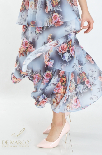 The most beautiful fashionable comfortable dresses for the summer with a floral motif. Atelier De Marco online store
