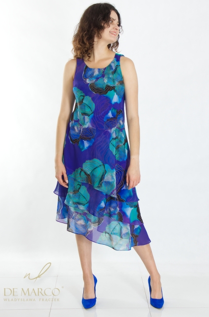 Elegant Polish dresses for the summer chiffon creations for holidays. Polish producer De Marco