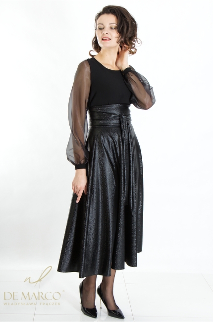 Long belt for dresses, skirts and tunics from the Polish manufacturer De Marco