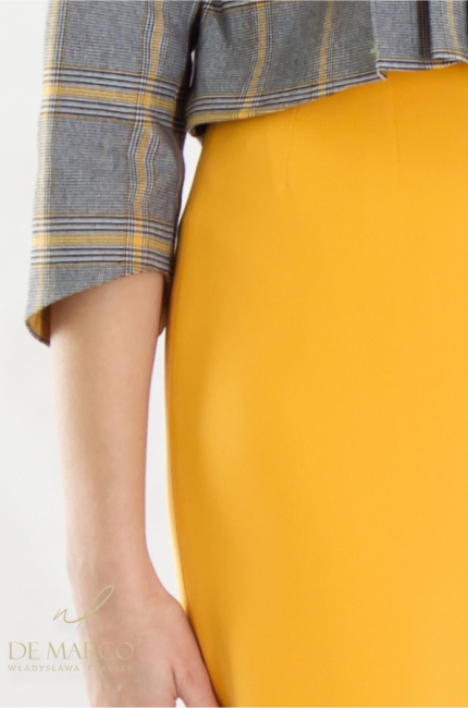Gray and yellow De Marco formal suit. De Marco tailoring