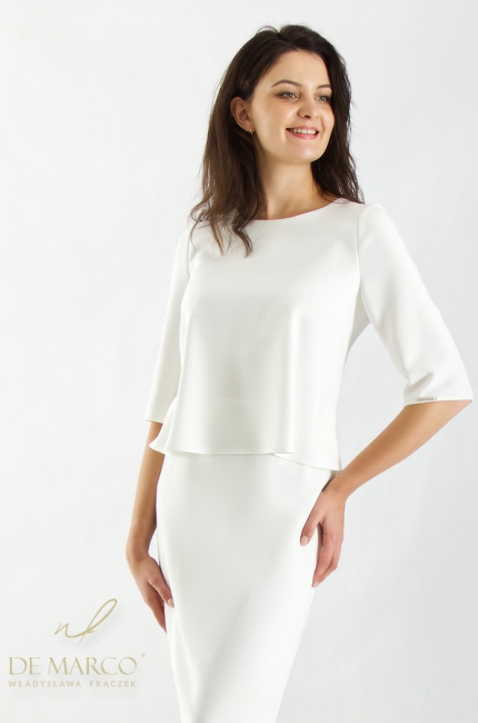 Comfortable elegant pencil dress for family celebrations events opening inaugurations celebrations. The most beautiful smooth women's formal dresses De Marco