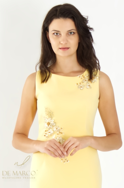 Timeless, classic, smooth dresses for special occasions from Polish designer Władysława Frączek De Marco